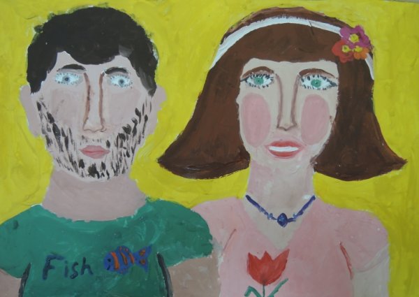 Детские рисунки мамы