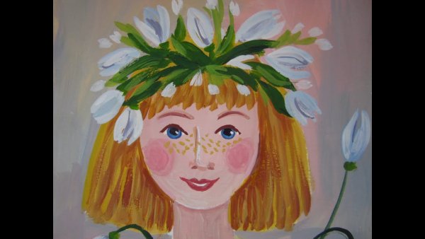 Детские рисунки ко Дню матери