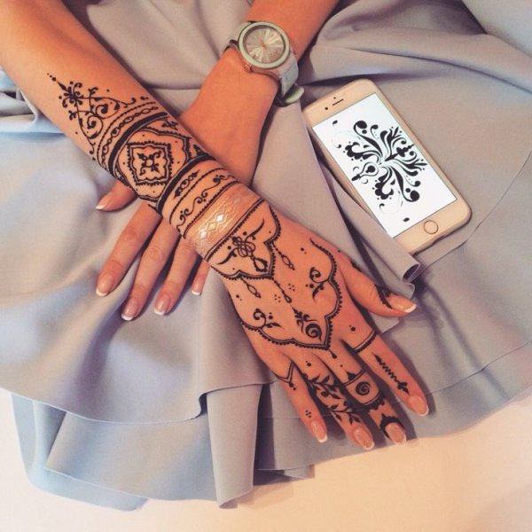 Мехенди браслет