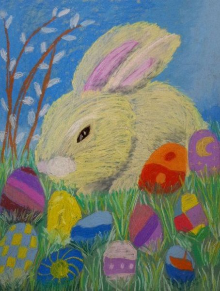 Пасхальная живопись для детей