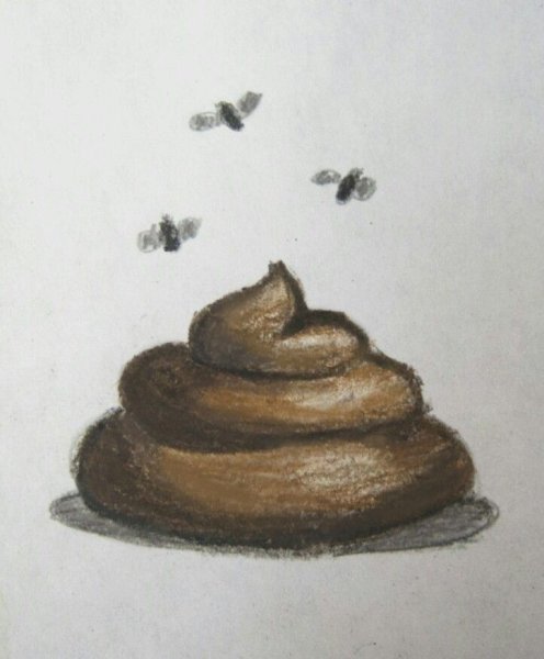 Рисунок какашки