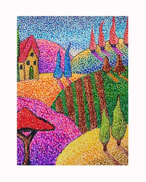 Ван Гог пуантилист