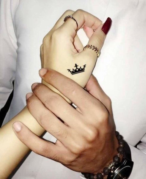 Парные тату хной