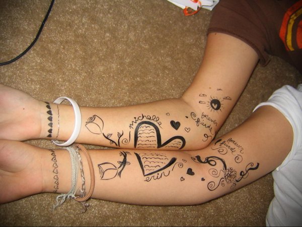 Прикольные рисунки на руке