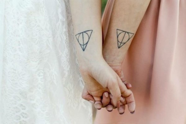 Парные Татуировки хной для подруг