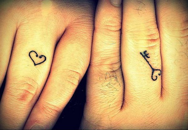 Парные тату ручкой