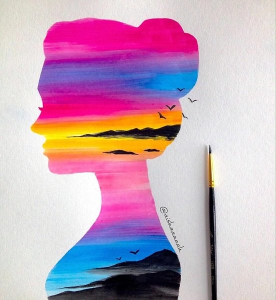 Рисование гуашью