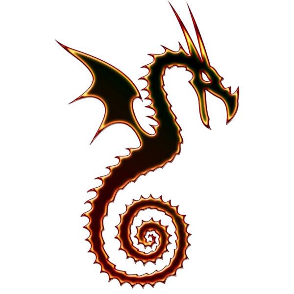 Узоры дракона хной