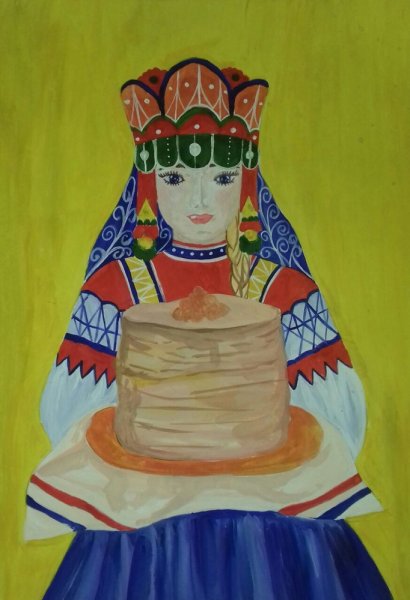 Нарисовать Масленицу