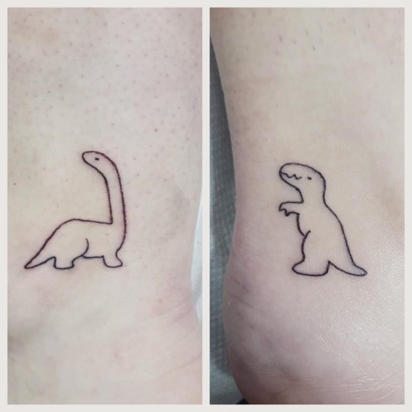 Тату Динозаврик маленький