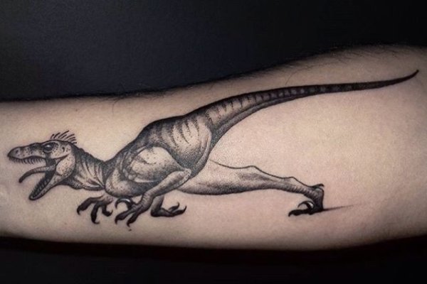 Рисунки хной динозавр