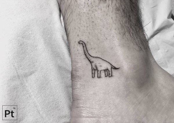 Тату Динозаврик маленький