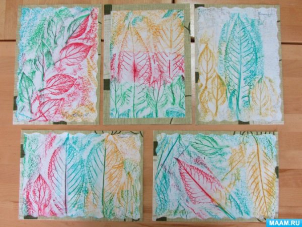 Рисование мелками восковыми на бумаге