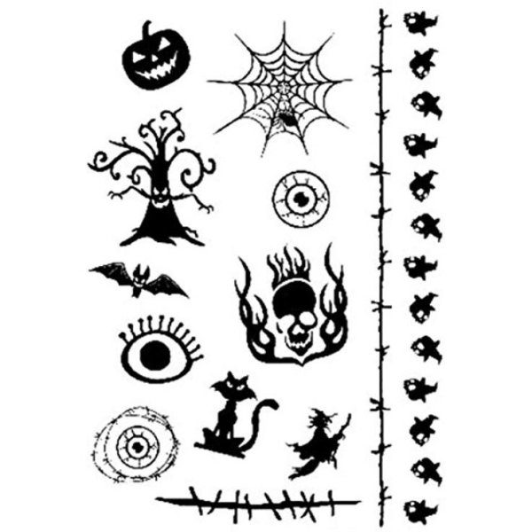Тату Хэллоуин эскизы
