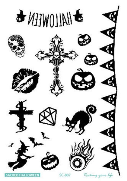 Татушки на Хэллоуин