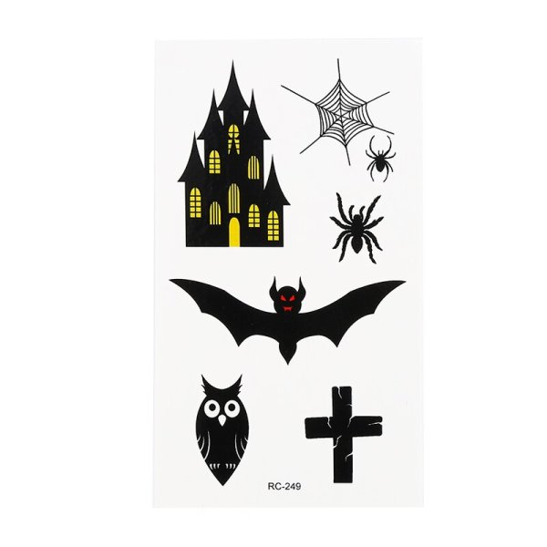 Тату на Хэллоуин маленькие