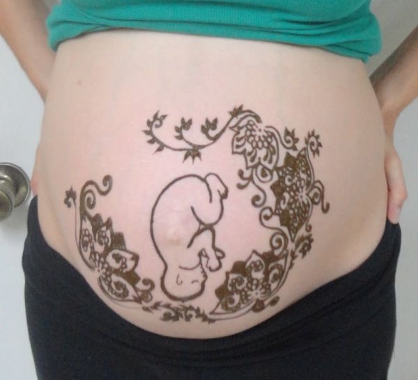 Мехенди для беременных