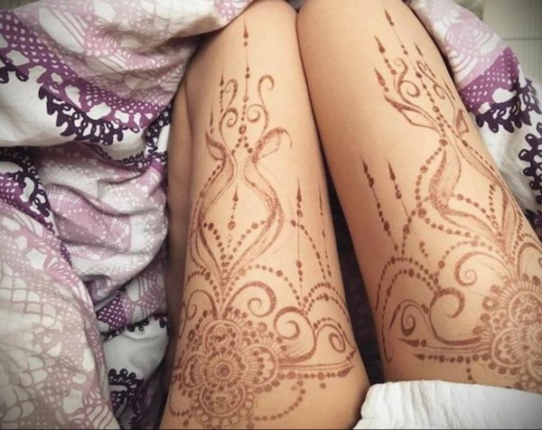 Хна на ляшках
