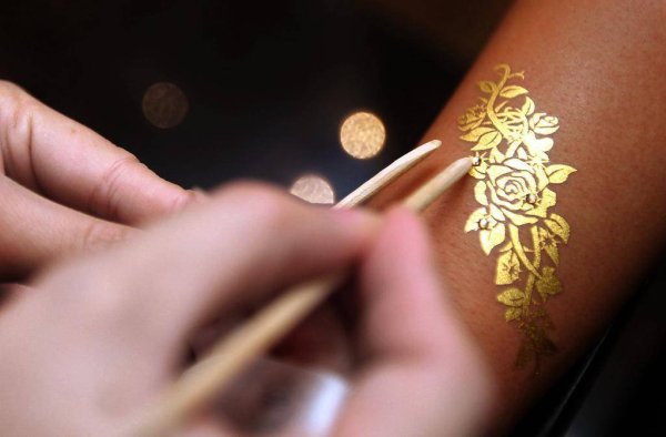 Рисунки хной