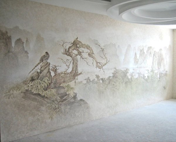 Живопись по сырой штукатурке