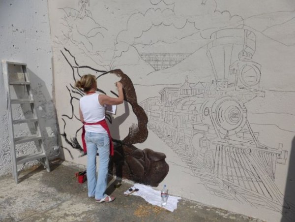 Декоративная живопись на стенах