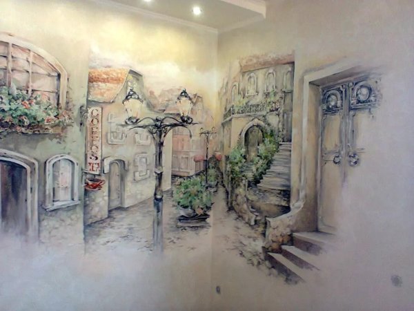 Роспись стен Тюмень девушка