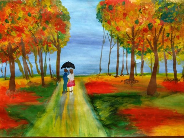 Рисунок осень 5 класс