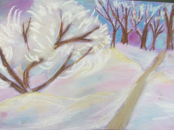 «Зимний пейзаж» Комарова т.с. с.42