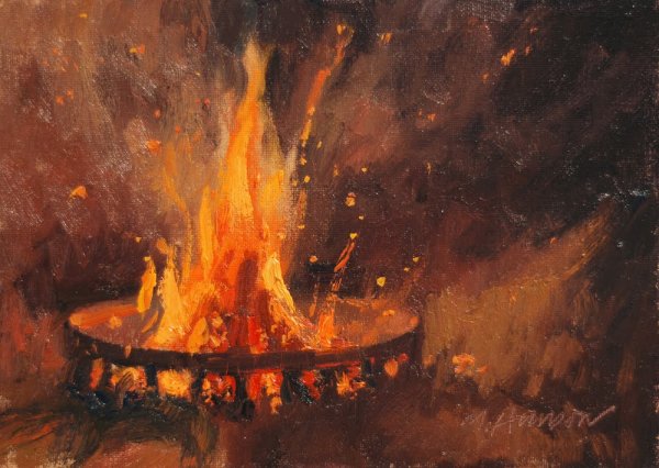 Рисование перо Жар птицы