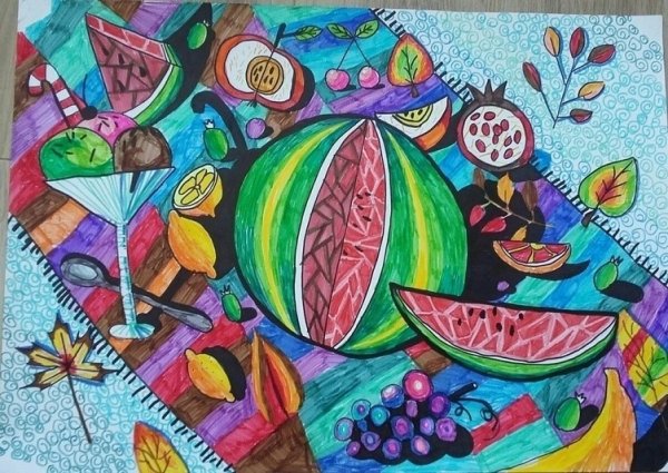 Конкурс рисунков краски России