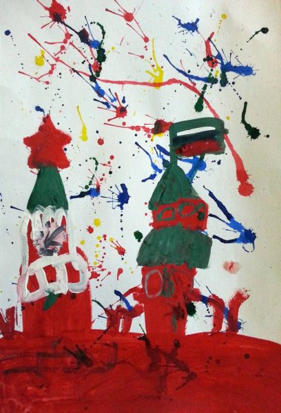 Рисунок краски России