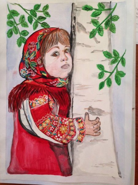 Русская рисунок