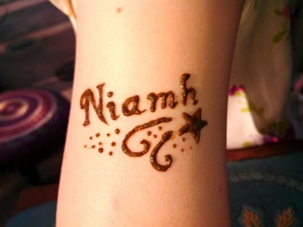 Трафарет для временной Татуировки