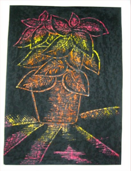 Граттаж Башкирский художник