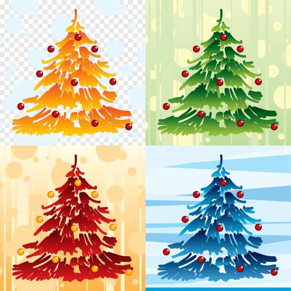 Рисование Новогодняя елка