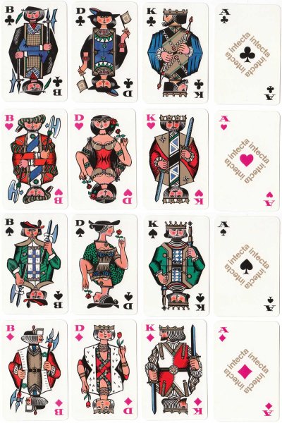 Карты игральные в стиле арт деко