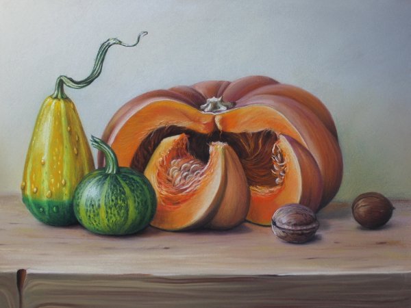 Тыква гуашью