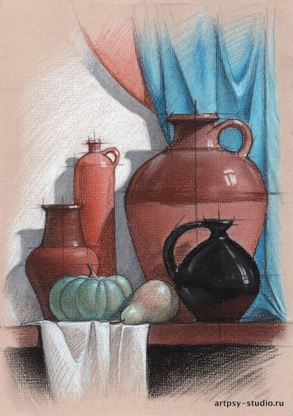 Рисование художественной пастелью