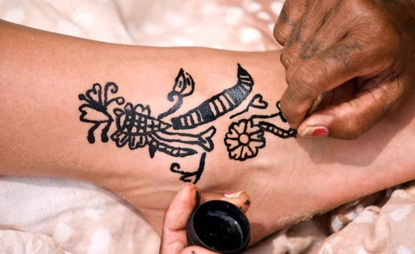 Рисунки хной для мужчин