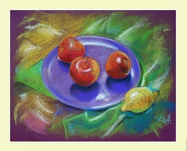 Живопись цветными карандашами