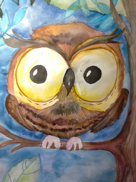 Рисование Совы