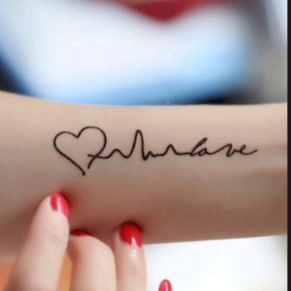 Мехенди надписи