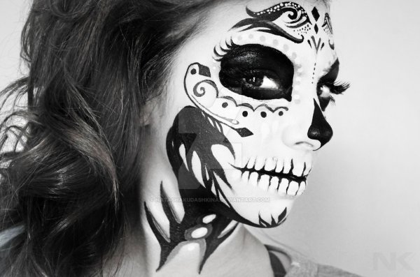 Аквагрим на Хэллоуин