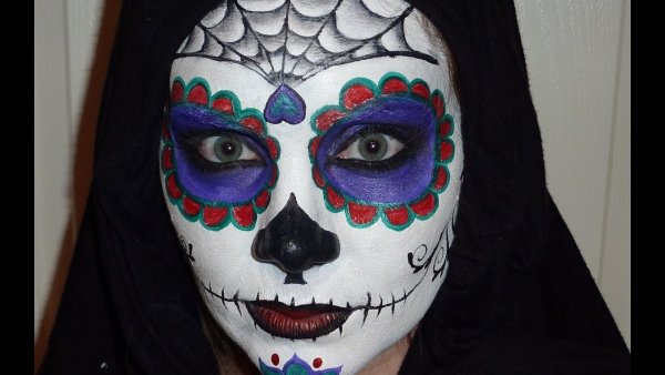 Макияж на Хэллоуин для девочек