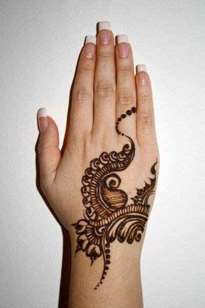 Тату хной необычные
