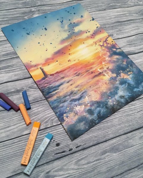 Акварельная пастель