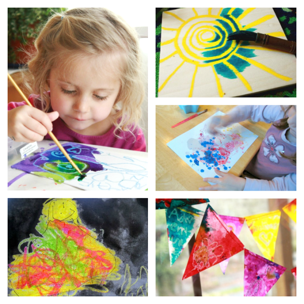 Восковые мелки рисование для детей