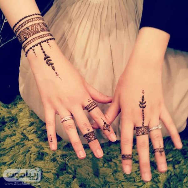 Тату хной кольцо