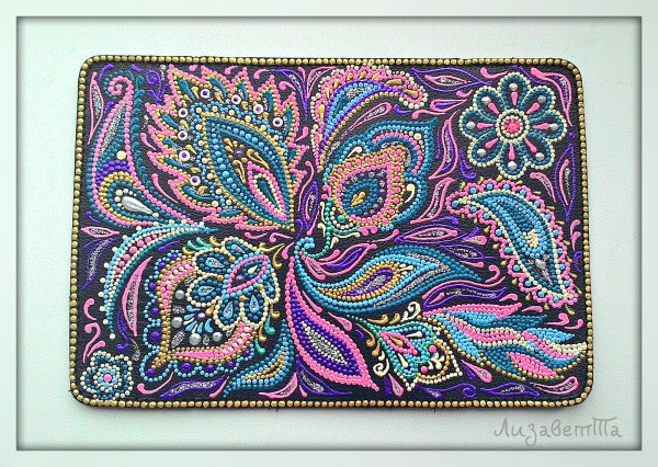 Роспись контурными красками