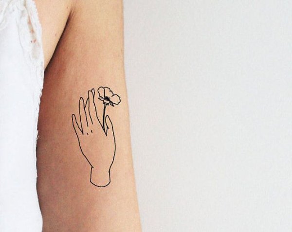 Татуировки хной Минимализм